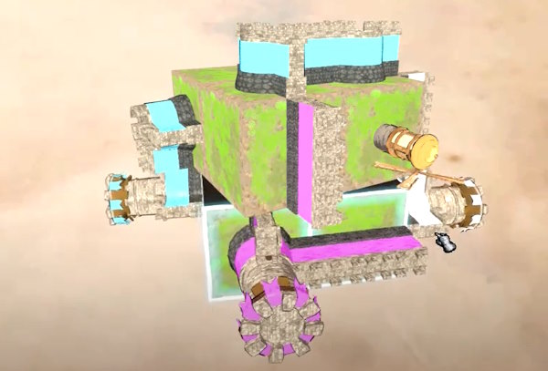 walls on cube