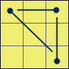 track the two corners in UBR and UFR around the cube