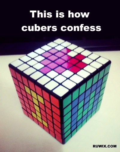 cuber confession I love you