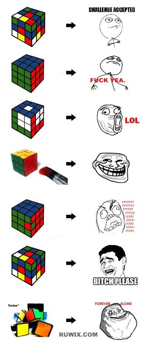 how memes solve rubiks