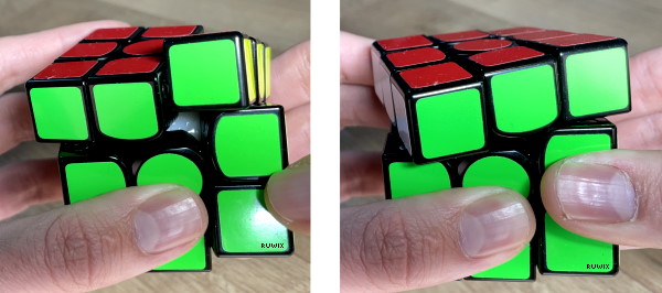reverse corner cut