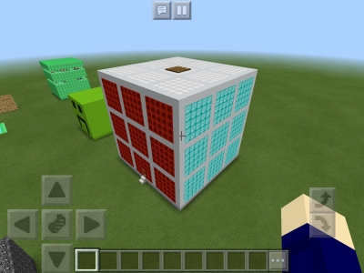 rubiks cube house design minecraft